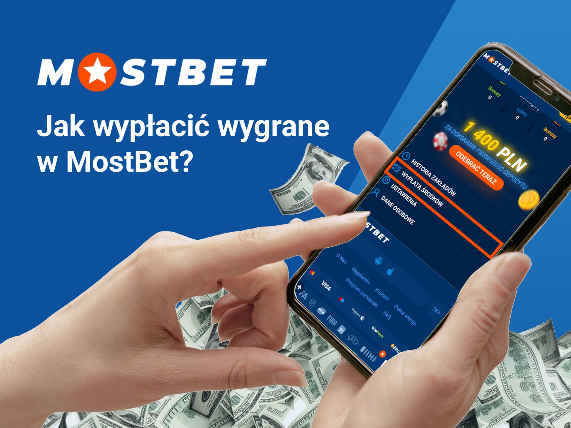 Jak wypłacić wygrane w MostBet